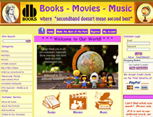 Tablet Screenshot of dbbooks.com.au